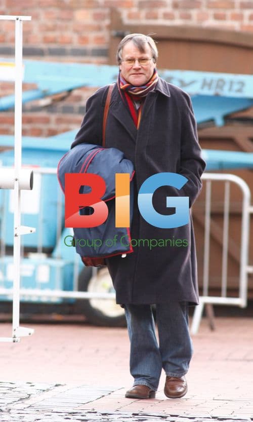 David Neilson on Coronation Street Set