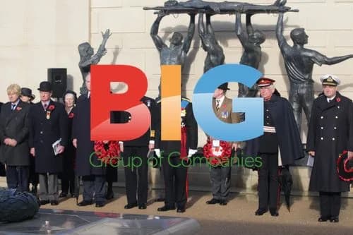 HRH Duke of Gloucester at Armistice Day Service