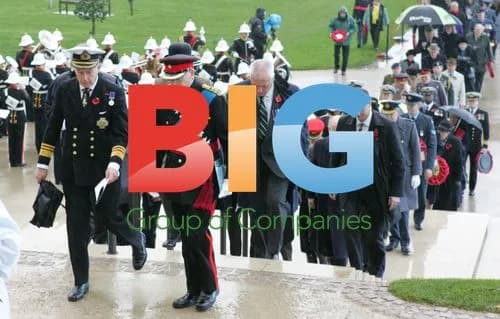 HRH Duke of Gloucester at Armistice Day Service