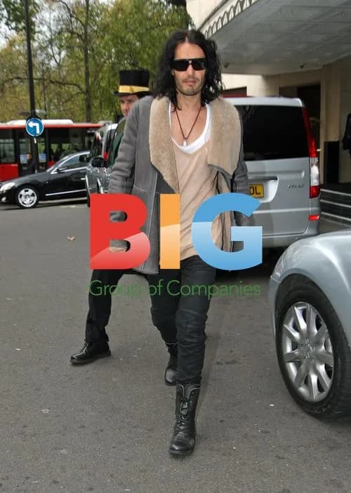 Russell Brand Leaving Dorchester Hotel