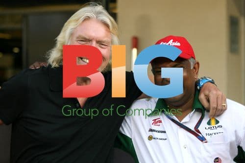 Sir Richard Branson at 2010 Abu Dhabi F1 Grand Prix