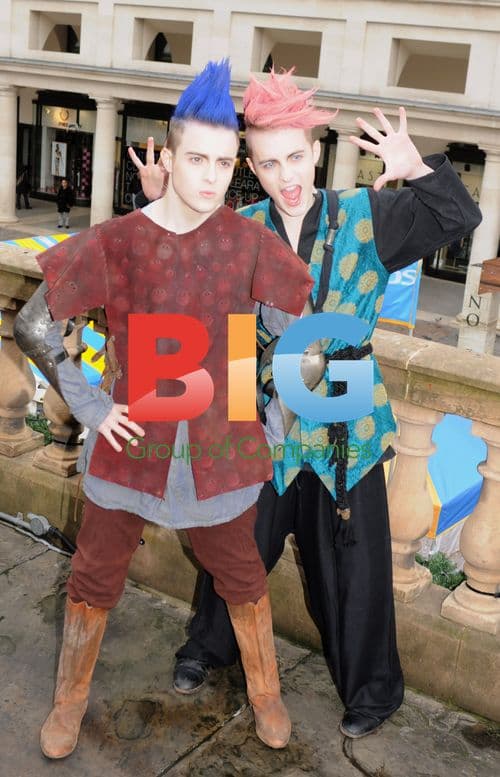 Jedward at Nintendo's Dragons Quest IX Launch