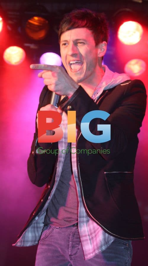 The Wanted at Cheshire Oaks Christmas Lights