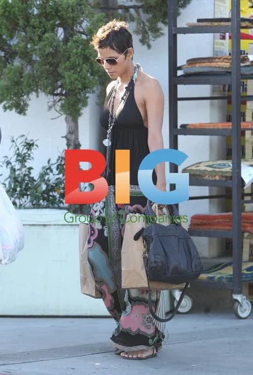 Halle Berry Grocery Shopping