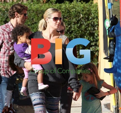 Heidi Klum With Family in Beverly Hills