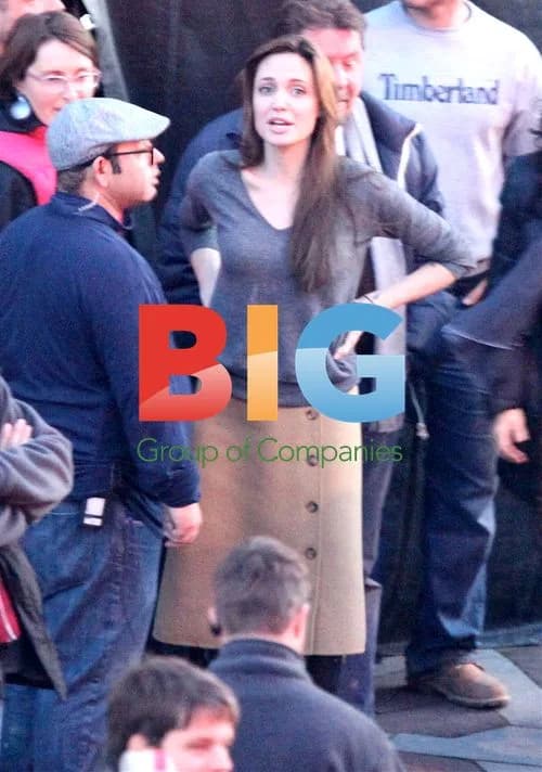 Angelina Jolie Directs Night Shoot in Hungary