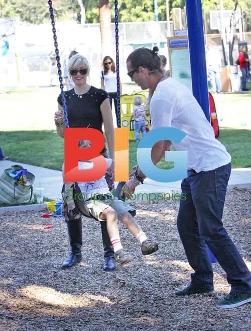 Gwen Stefani and Family at West Hollywood Park