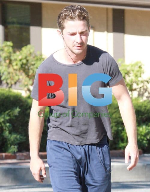 Shia LaBeouf Spotted Jogging in Van Nuys