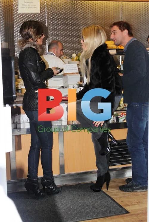 Mollie King and Frankie Sandford Grab Coffee