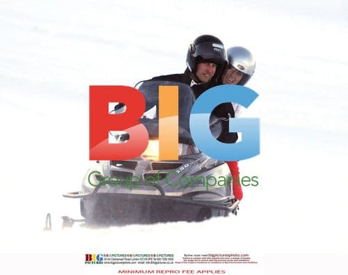 Prince William and Kate Middleton Snowmobiling