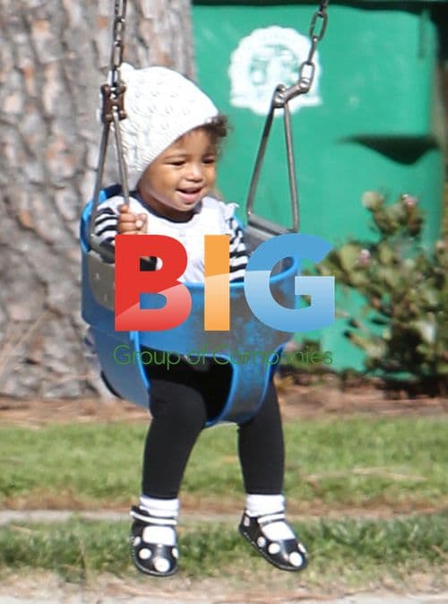 Heidi Klum and Seal's Kids at Coldwater Park