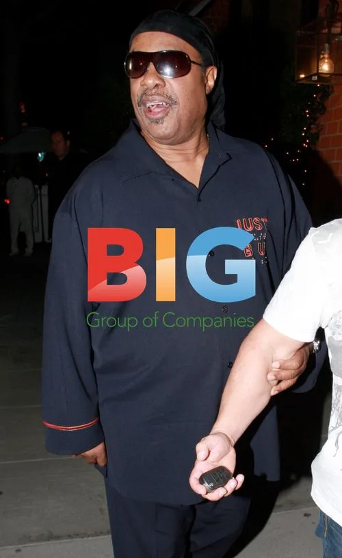 Stevie Wonder Leaving Mr. Chow