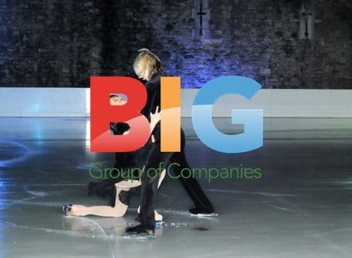 Natalia Pestova and Alexei Kislitsyn at Tower of London ice rink