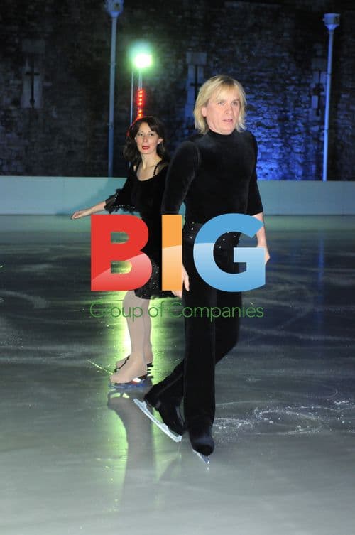 Natalia Pestova and Alexei Kislitsyn at Tower of London