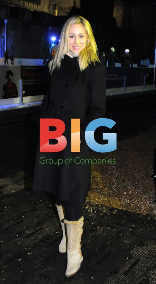 Caroline Pearce at Tower of London Ice Rink