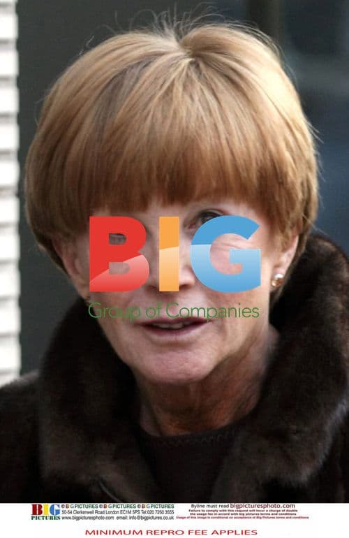 Anne Robinson Strolls in Knightsbridge, London