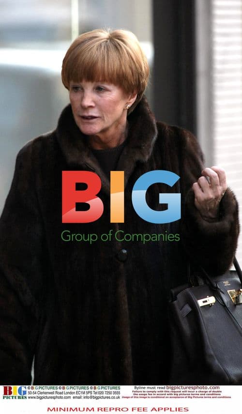 Anne Robinson in Knightsbridge, London