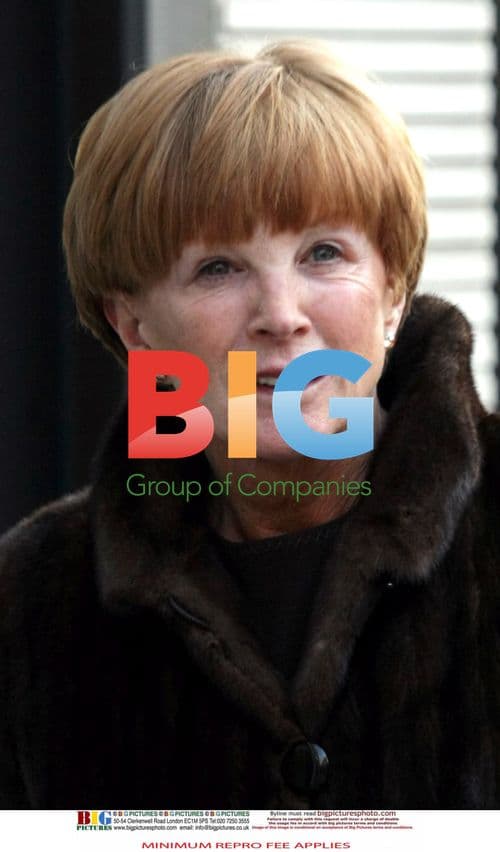 Anne Robinson in Knightsbridge, London