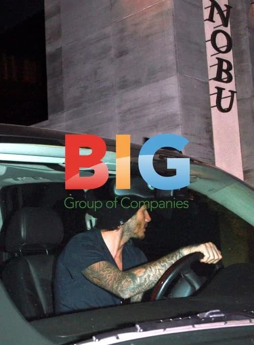 David Beckham Leaving Nobu