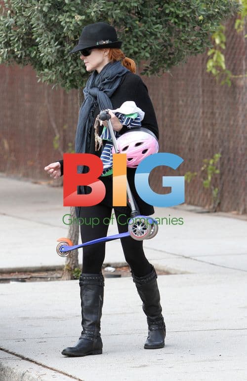 Marcia Cross and Tom Mahoney at the Park