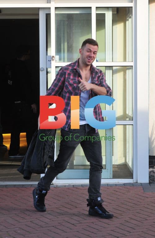 Strictly Come Dancing stars at TV studios in Blackpool