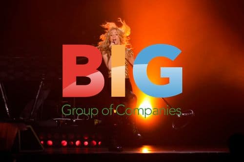 Shakira Performing Concert in Madrid