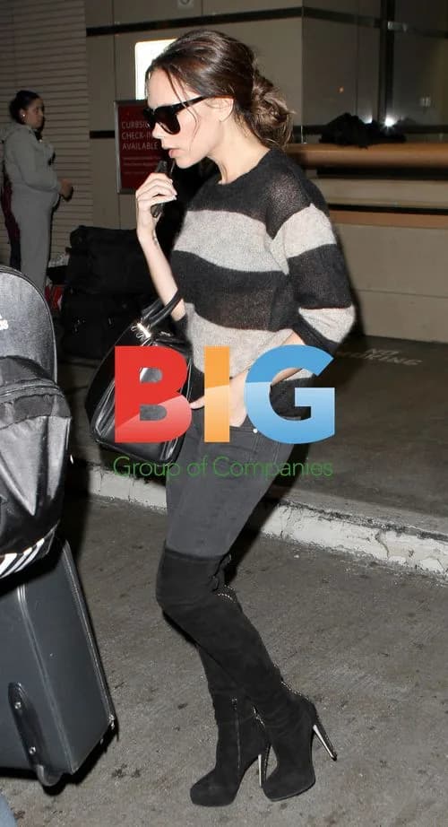 Victoria Beckham Arrives at LAX