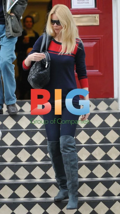 Claudia Schiffer on School Run