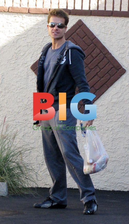 Louis Van Amstel arrives for DWTS rehearsal