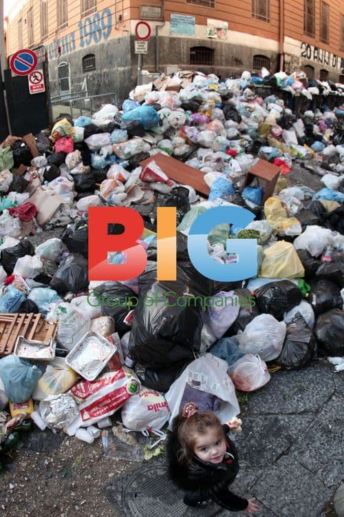 Rubbish Piles Up in Naples