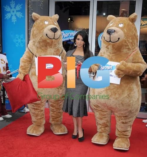 Kim Kardashian at Charmin Restrooms Ribbon Cutting
