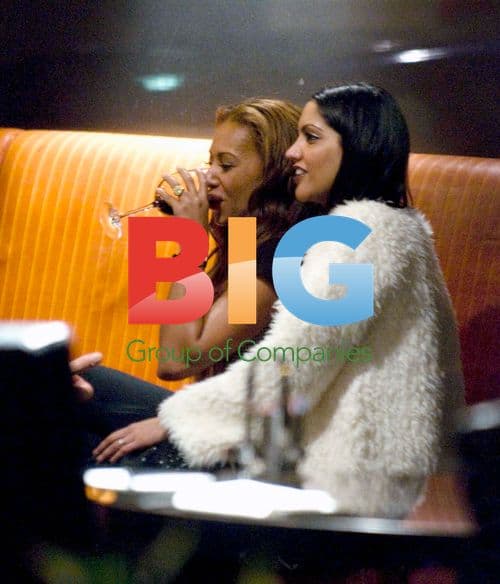 Mel B and Tamer Hassan at The Mayfair Hotel