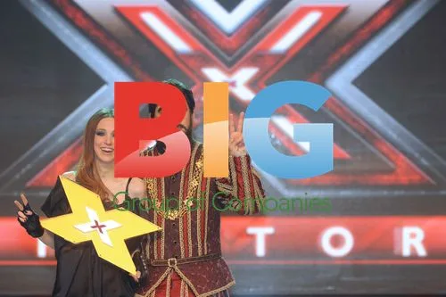 X Factor Winner Nathalie with Facchinetti, Elio