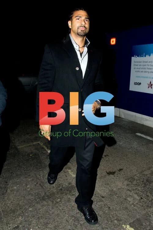 David Haye Arriving at Jalouse Nightclub