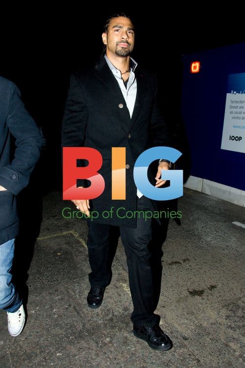 David Haye Arriving at Jalouse Nightclub