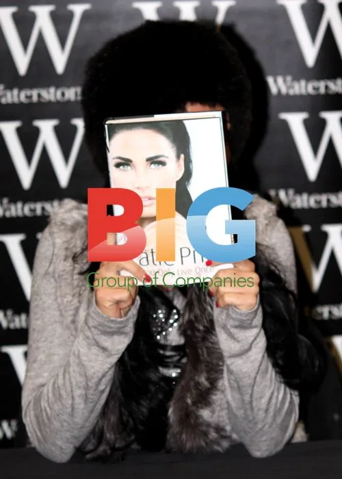 Katie Price book signing in Romford, UK