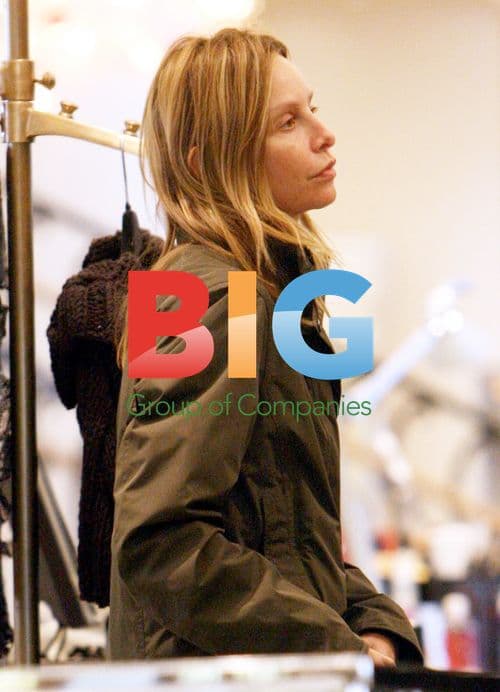 Calista Flockhart at Barney's NYC
