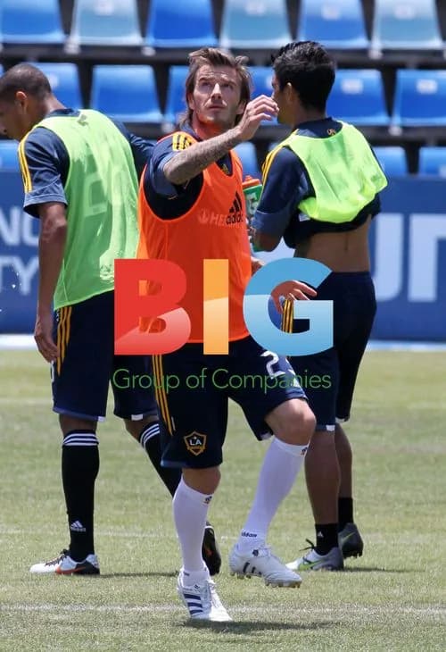 David Beckham Training Session