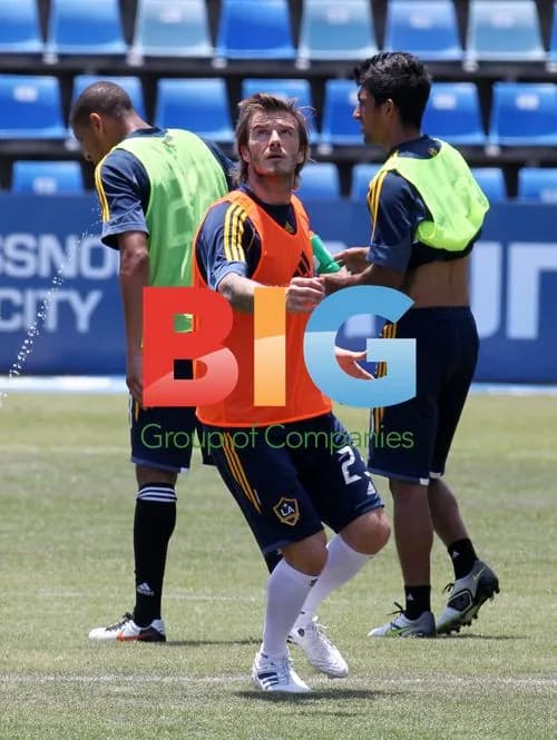 David Beckham Training Session