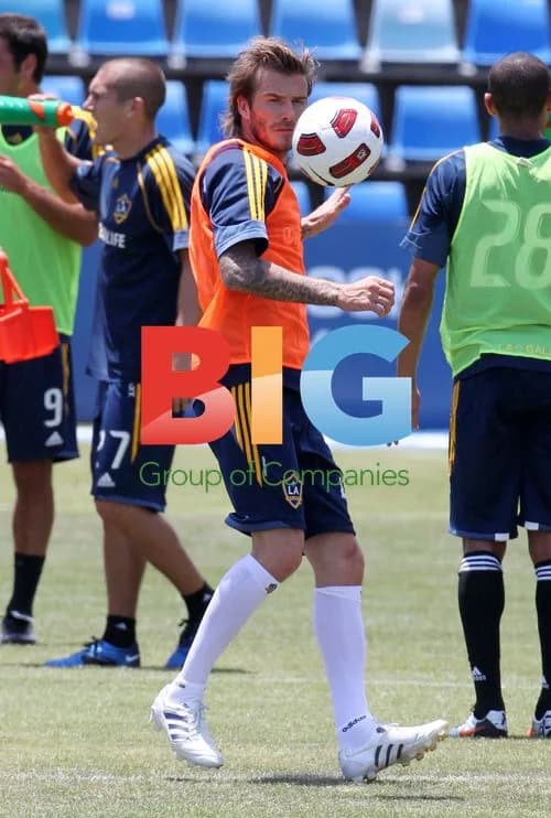 David Beckham Training Session