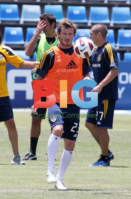 David Beckham Training Session