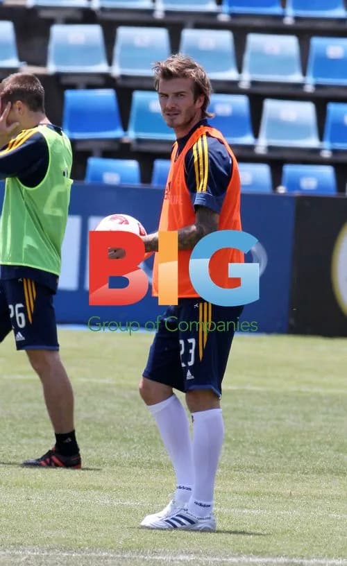 David Beckham Training Session