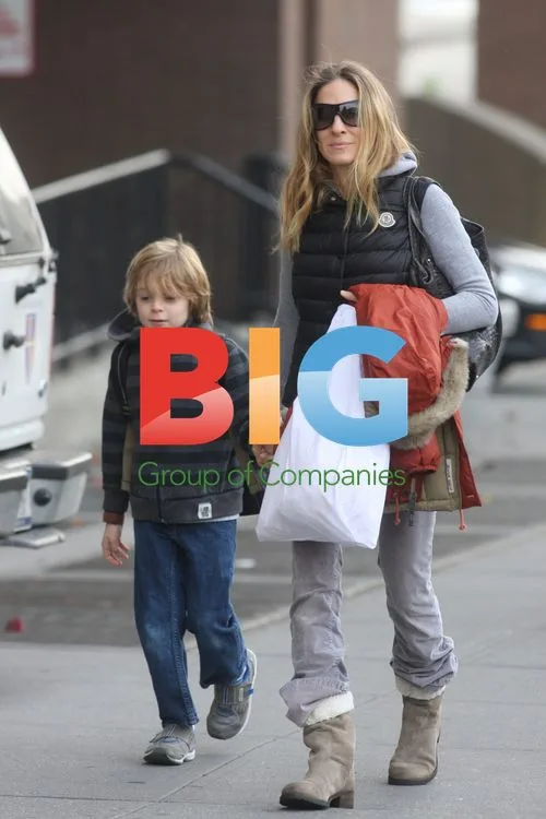 Sarah Jessica Parker with son in NYC