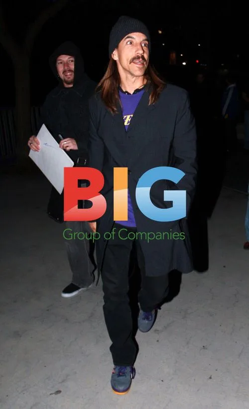Anthony Kiedis at LA Lakers Game