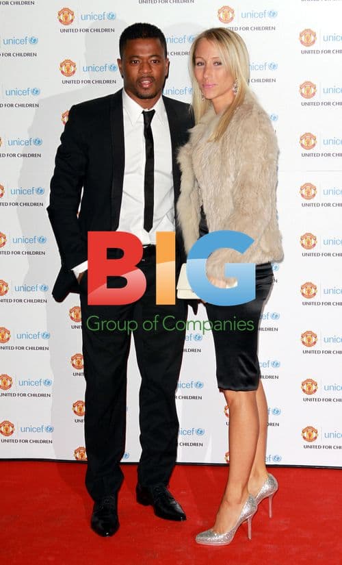 Patrice Evra at Manchester United UNICEF Gala