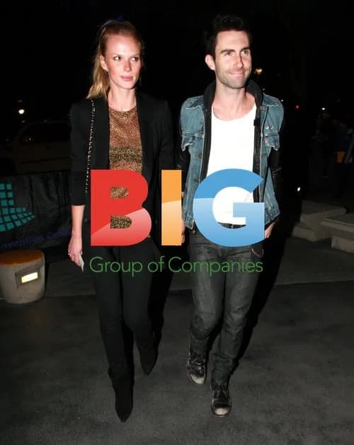 Adam Levine Attends LA Lakers Game