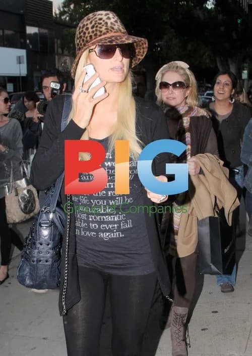 Paris and Nicky Hilton go shopping