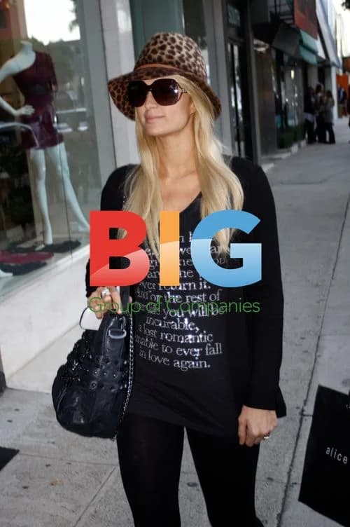 Paris Hilton Goes Shopping in West Hollywood