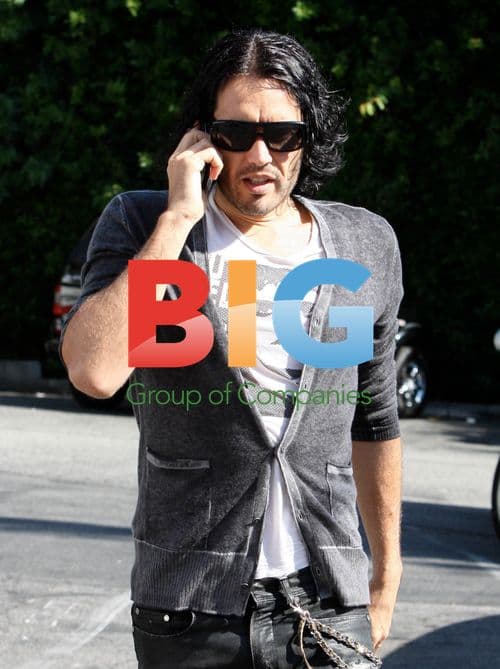 Russell Brand Meets Friends at Red Rock