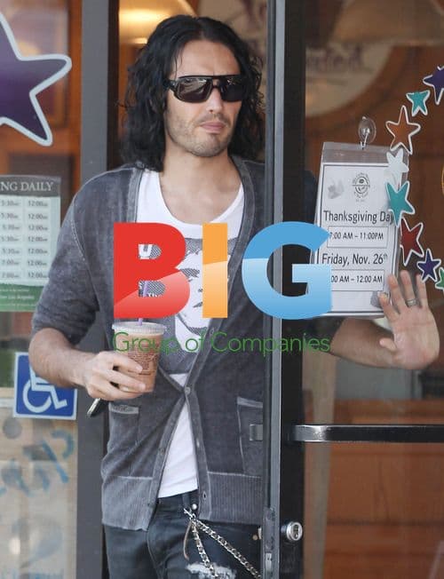 Russell Brand Meets Friends in LA
